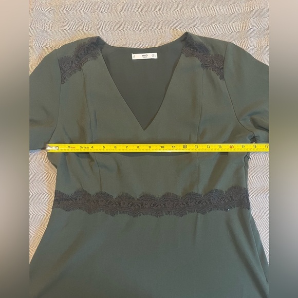NWOT MNG by Mango Mini Dress with Lace Detail - Picture 11 of 12